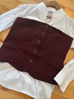 Strapless top Bustier style